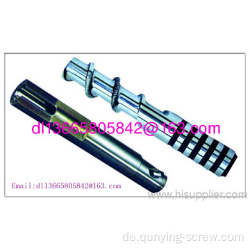 Pvdf Plastic Customed Screws For Injection Mechanical Machine 